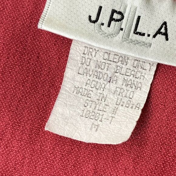 JPLA Shirt Sz M Fish Hawaii Surf Tropical Red Black Summer Vintage Womens - Picture 3 of 8